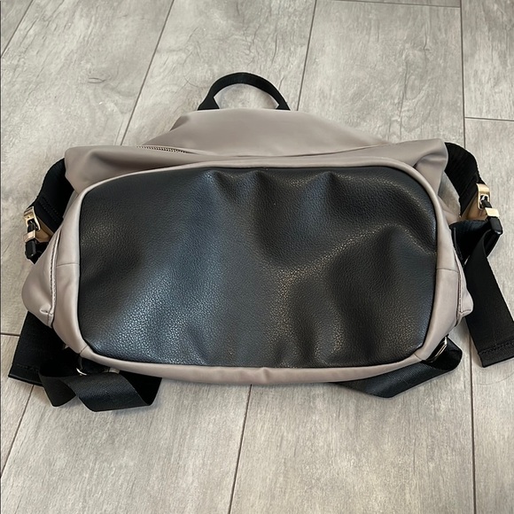 ALDO Taupe Gold Hardware Satiny Backpack - Picture 13 of 13